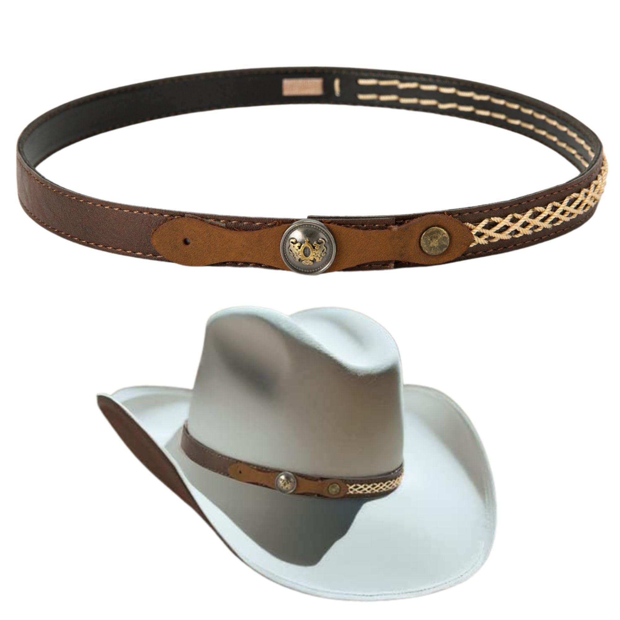 Gamboa Cowboy Hat Band for Men - Leather Style