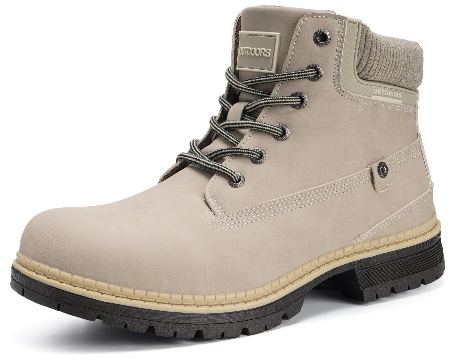 Stivali Uomo Donna Inverno Scarpe da Neve Caldi Snow Boots Impermeabili Stivaletti Pelliccia Stringate Outdoor