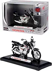 1/18 MOTO HONDA CG TITAN 160 2016 PRETA