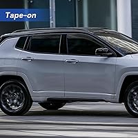 Vista 252 de Viseras de ventana in-Channel, protectores contra la lluvia para 2011-2023 Dodge Charger, visores de ventilación de ventana con deflectores