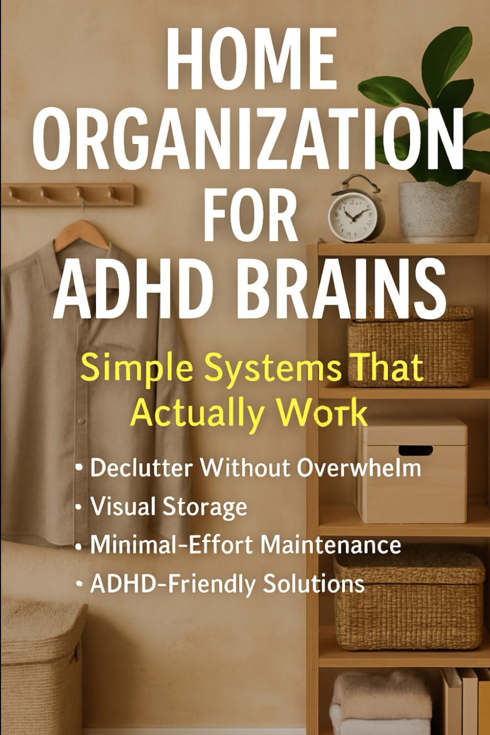 Home Organization for ADHD Brains: Simple Systems That Actually Work – Declutter Without Overwhelm, Visual Storage, Minimal-Effort Maintenance and ADHDFriendly Solutions