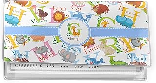 Animal Alphabet Vinyl Checkbook Cover (Personalized)