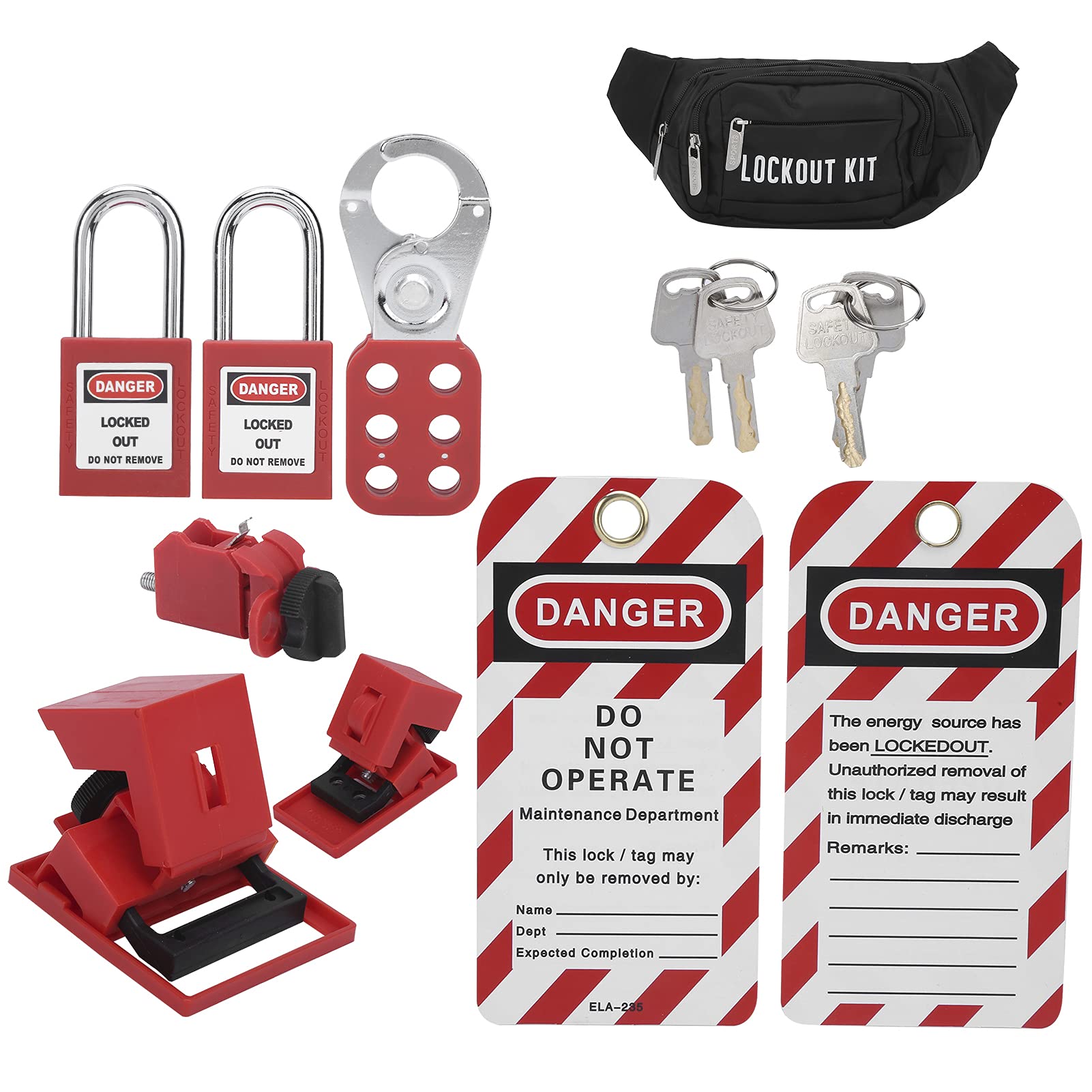 Buy Lockout Tagout Kit,Multifunctional Steel Beam Padlock Safety