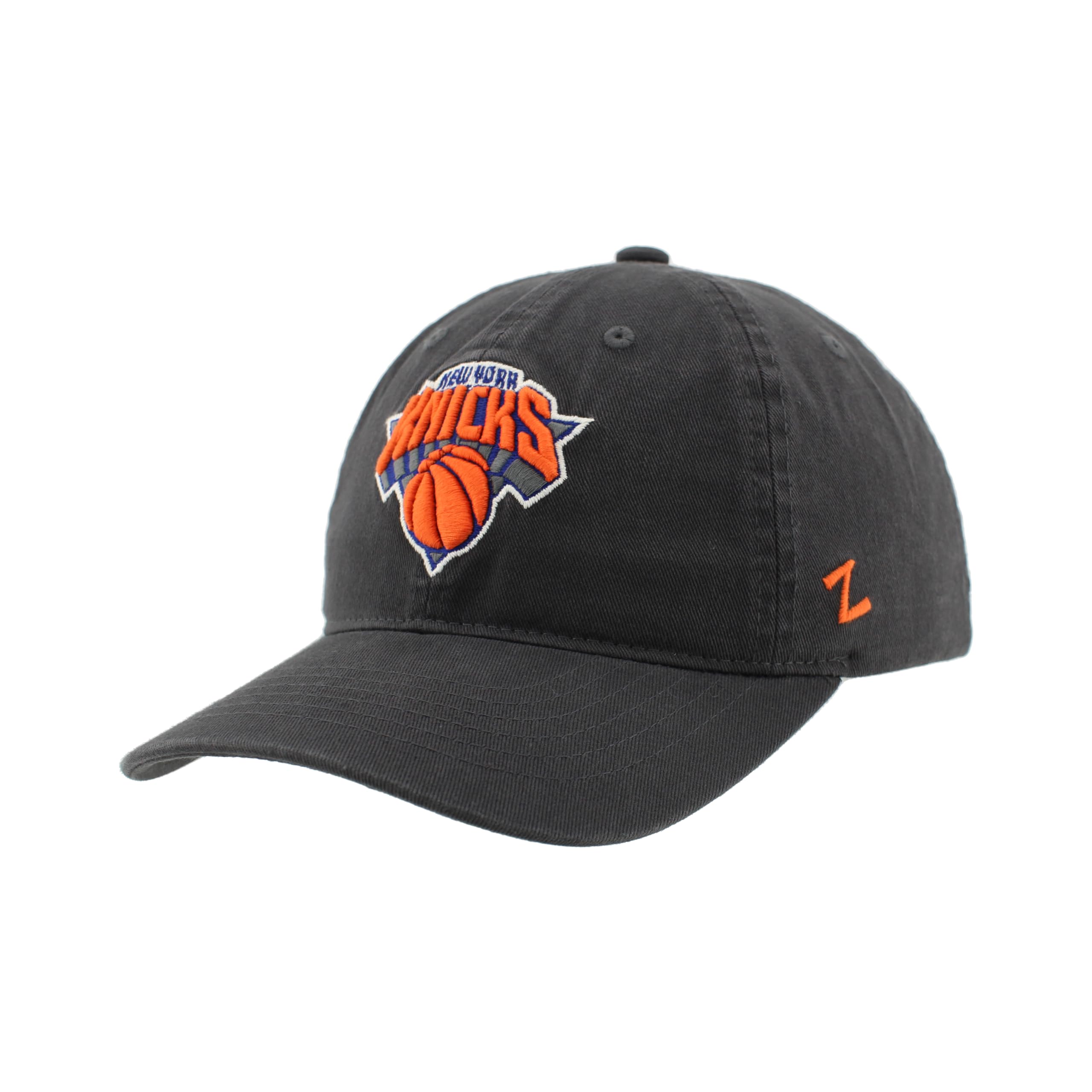 ZHATS Unisex's NBA Officially Licensed Adjustable Hat Scholarship Icon Charcoal Baseball Cap, One Size