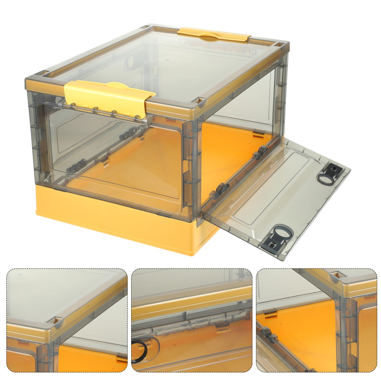 MAGICLULU Große Transparente Kunststoffbox Mit Deckel Multifunktionale Aufbewahrungsbox Für Haushaltskleidung Und Kleinigkeiten Praktischer Organizer Für Schmuck Und Werkzeuge