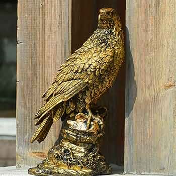 Amazon.co.jp: イーグル 鷲 ポリレジン オブジェ 鳥 置き物