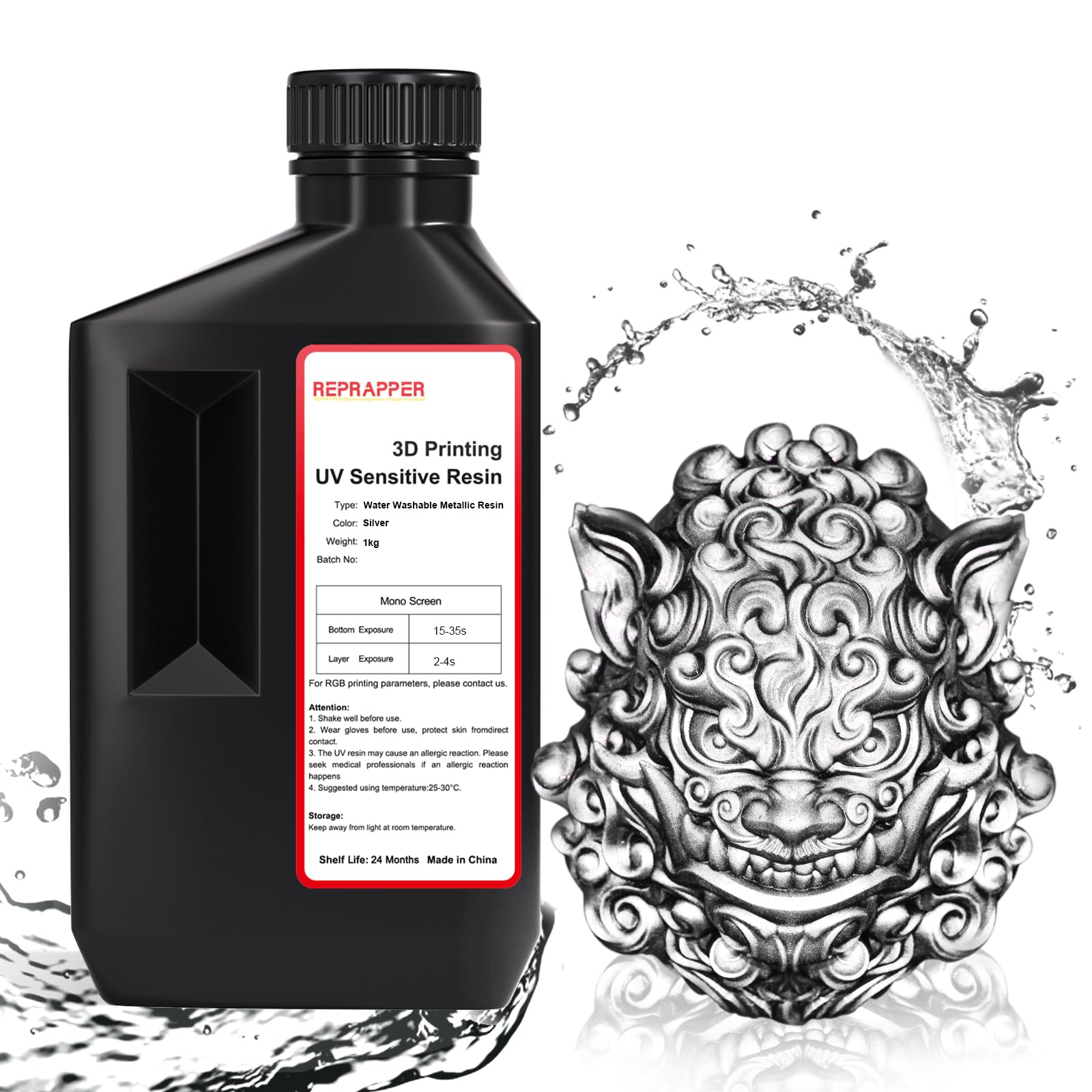 3Dプリンター用レジンセット Amazon.co.jp: RepRapper 光造形 LCD DLP 3Dプリンター用 メタリック