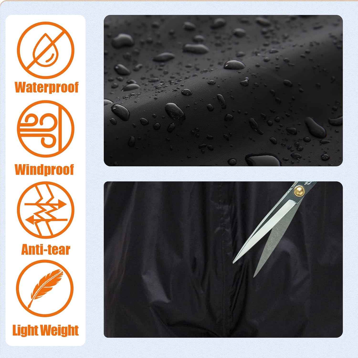 Waterproof Bib Overalls Pants for Men Women Lightweight Work Pants Rain Gear for Fishing Hunting - Image 4