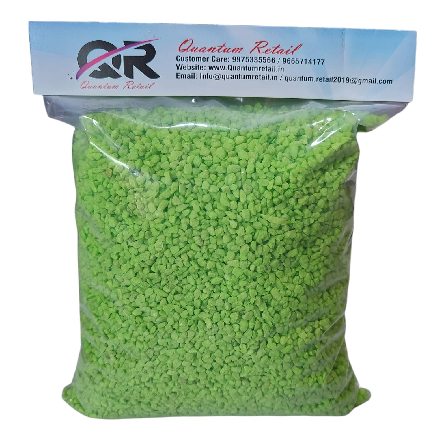 Quantum Retail - Parrot Green Color Marble Chips for Garden, Aquarium, Indoor Outdoor Decoration Pebbles Stone - (Size:3mm-5mm) (4.9 Kilograms) (B09MFVVVVS) Amazon Price History, Amazon Price Tracker