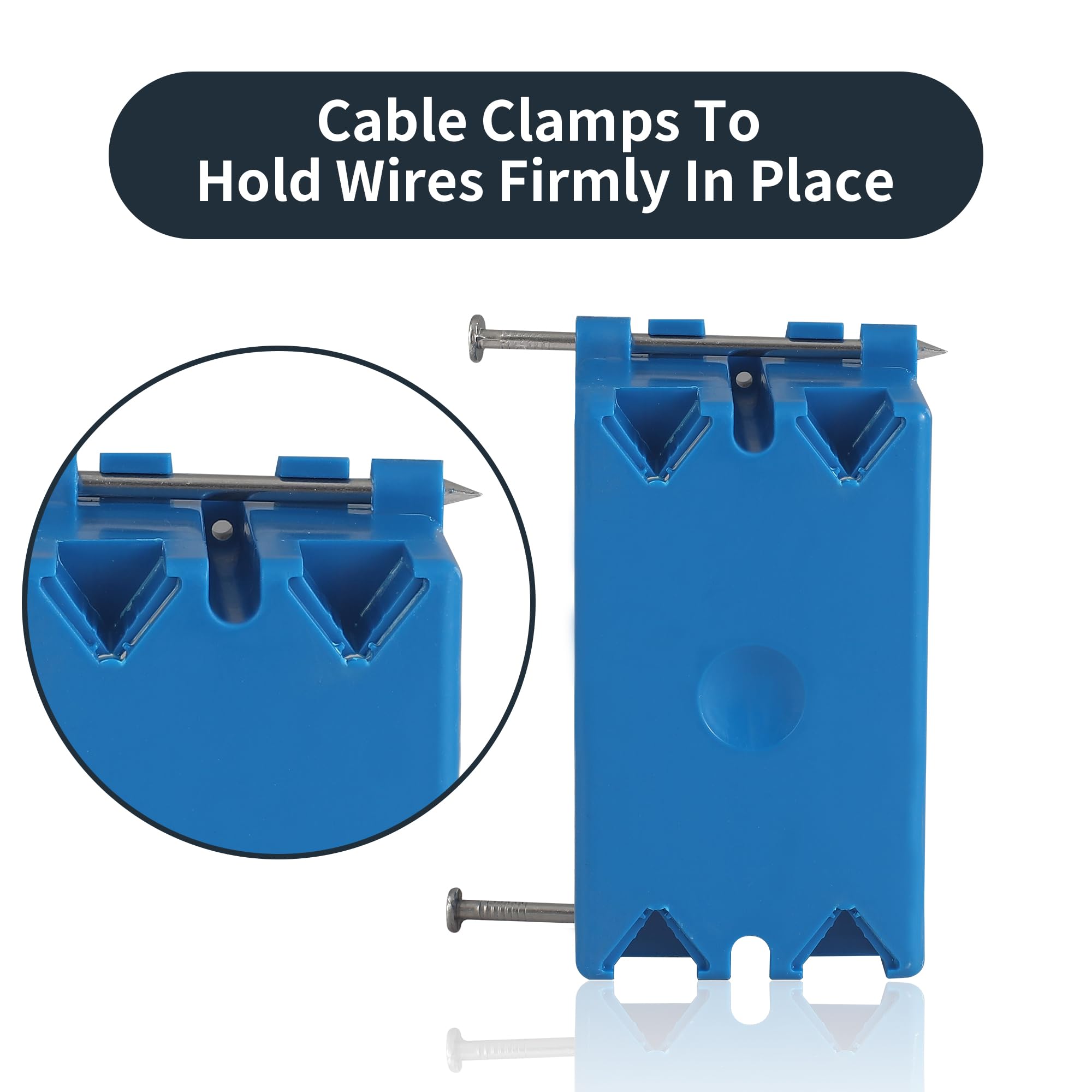 10 Pack Electrical Outlet Boxes - 1 Gang PVC Box -8