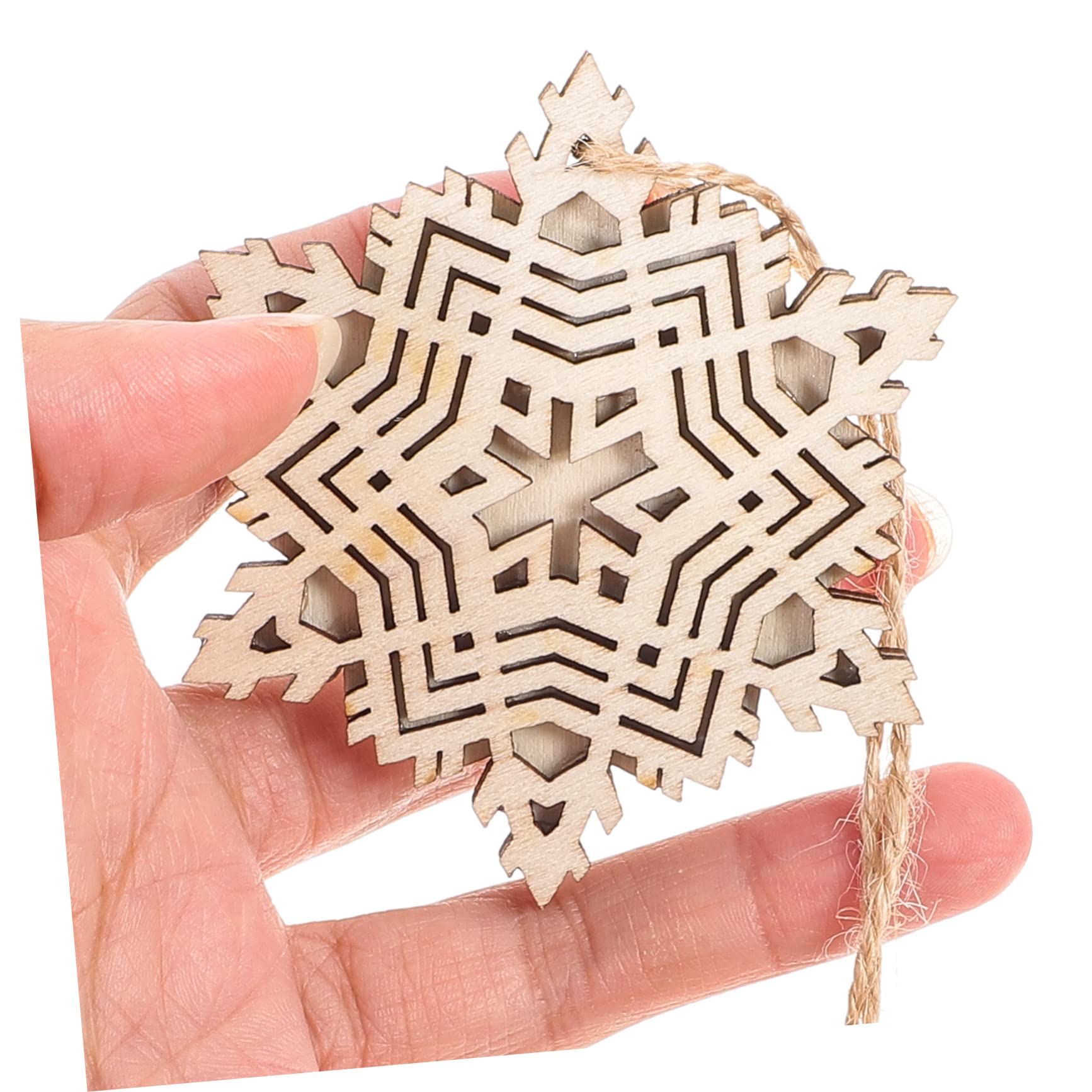 50stücke Weihnachtsbaum Holz Blanko Holzscheiben Für Kreative Bastelprojekte Natürliche Holzmaterialien Doppelseitige Oberfläche Für Dekoration Und Geschenkanhänger