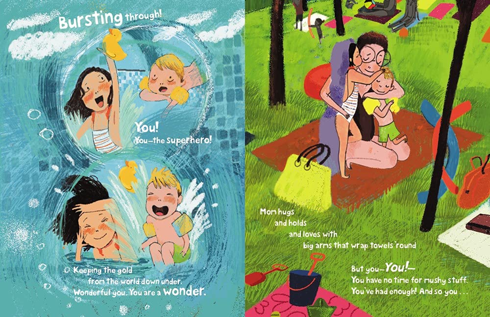 Bubbles . . . UP!: A Celebratory Picture Book About Pool Day Fun and Sibling Bravery for Kids (Ages 4-8)