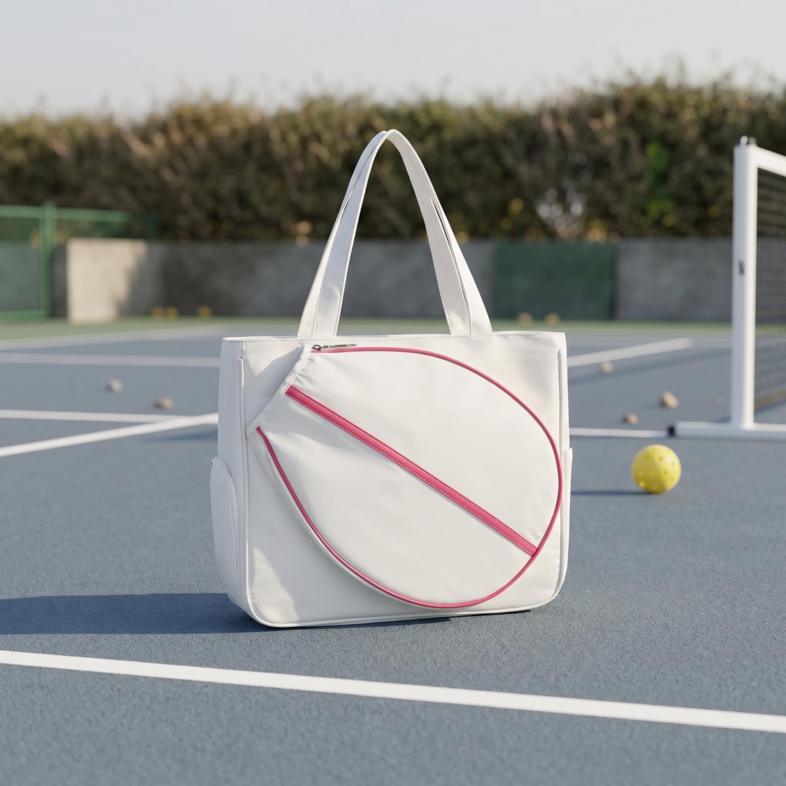 Borsa da Tennis Impermeabile Borsa Tote con Scomparto Scarpe Traspirante Borsone Sportivo per Palestra