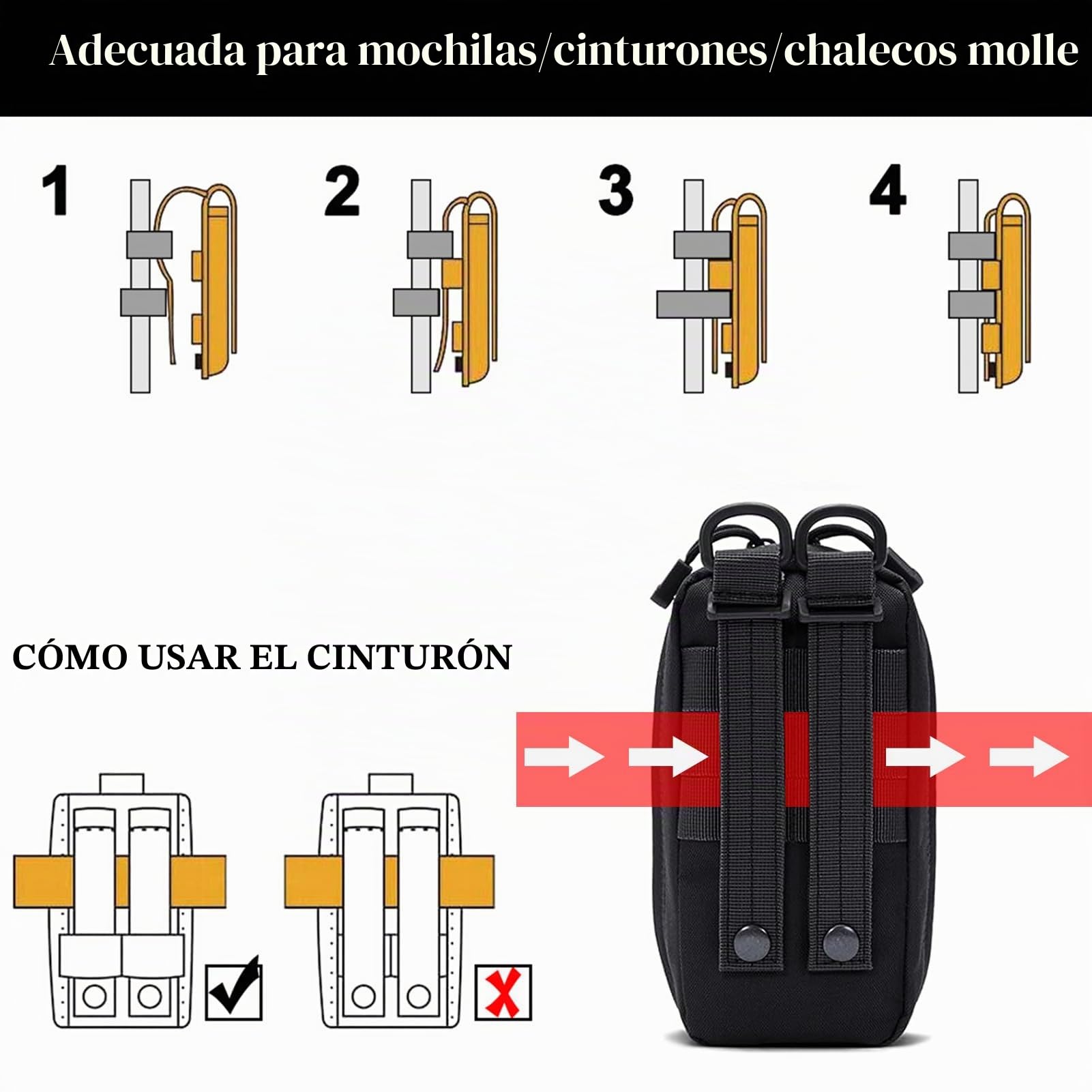 botiquin tactico de Primeros Auxilios Bolsa para medicamentos Bag Viaje para Viajar Camping Senderismo Supervivencia Casa Coche ifak Pouch