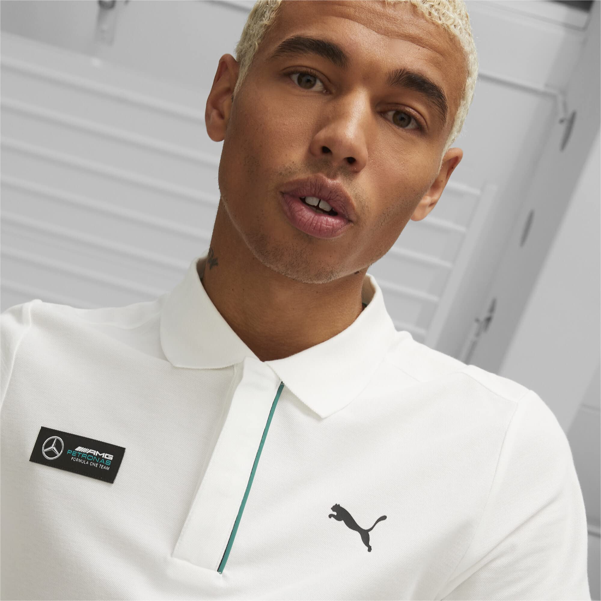 PUMA Polo Mercedes-AMG Petronas Motorsport Hombre M White