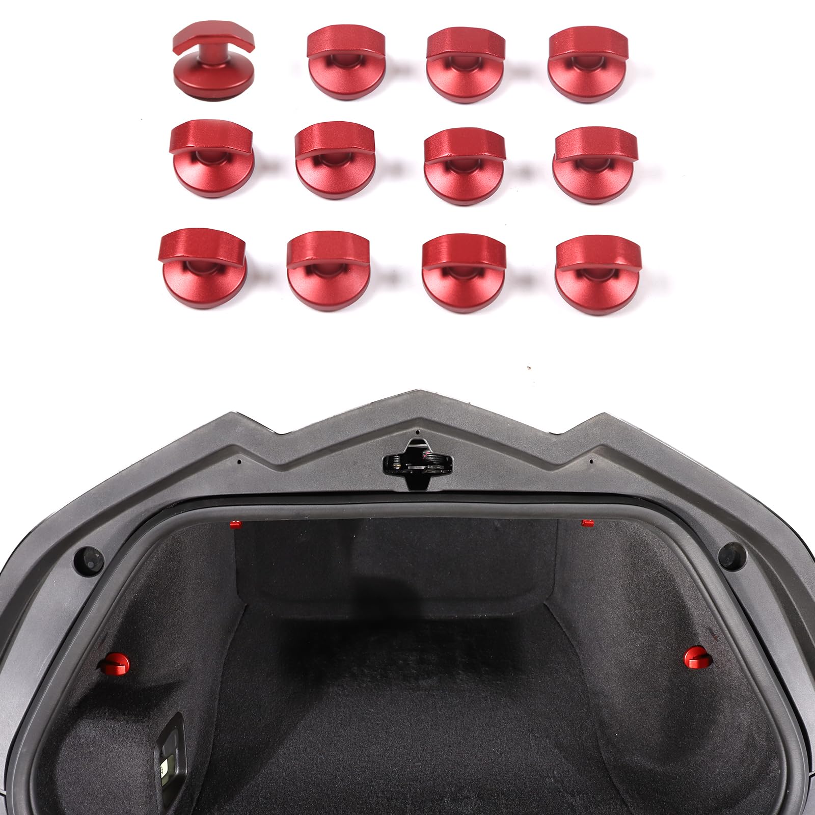 Amazon.com: for Corvette C8 Cargo Trunk Bag Hook Kit,12PCS 