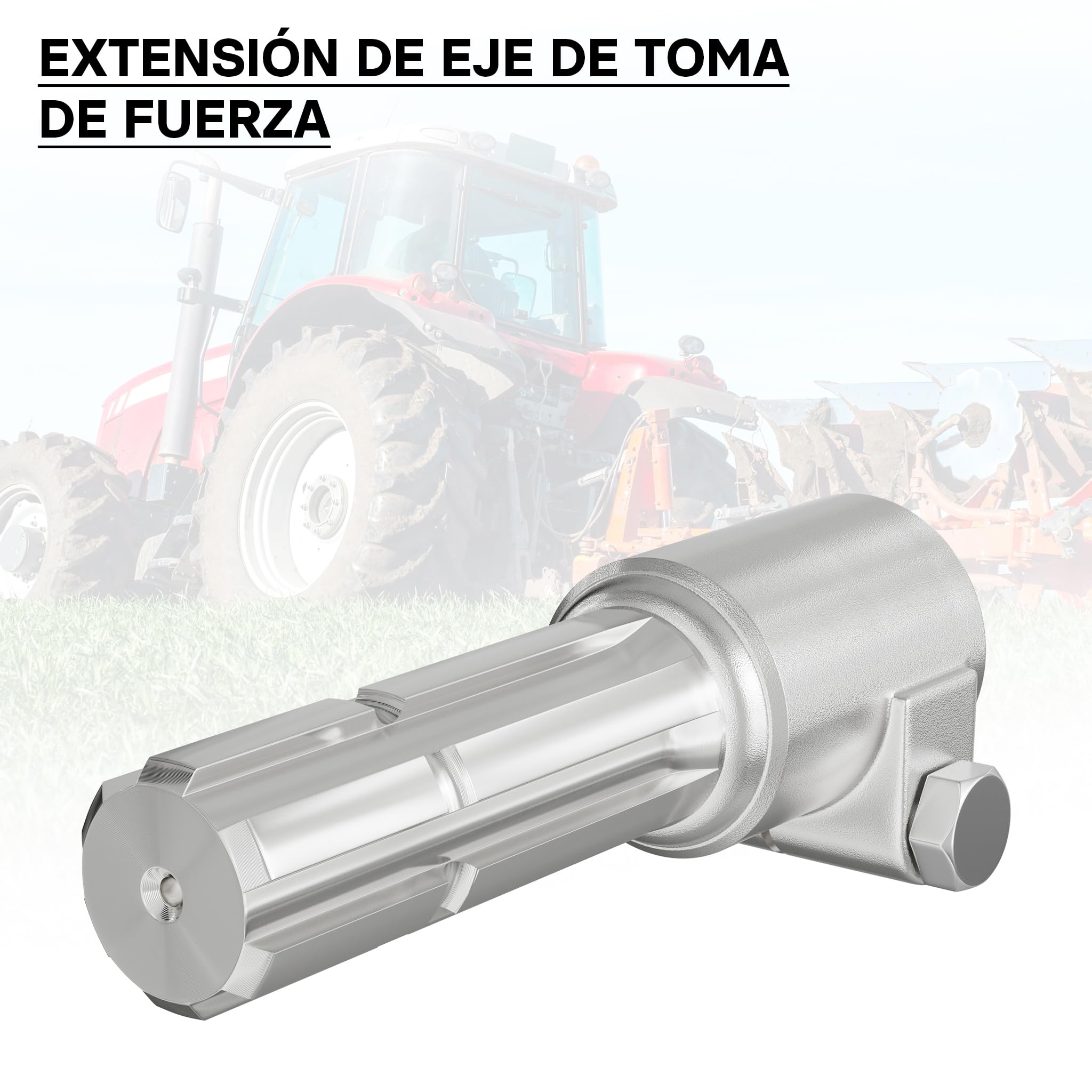 WilTec Toma de Fuerza, PTO 160 mm Casquillo con Eje Estriado 1 3/8" 6 Eje de Salida 1 3/8" 6 Tractor