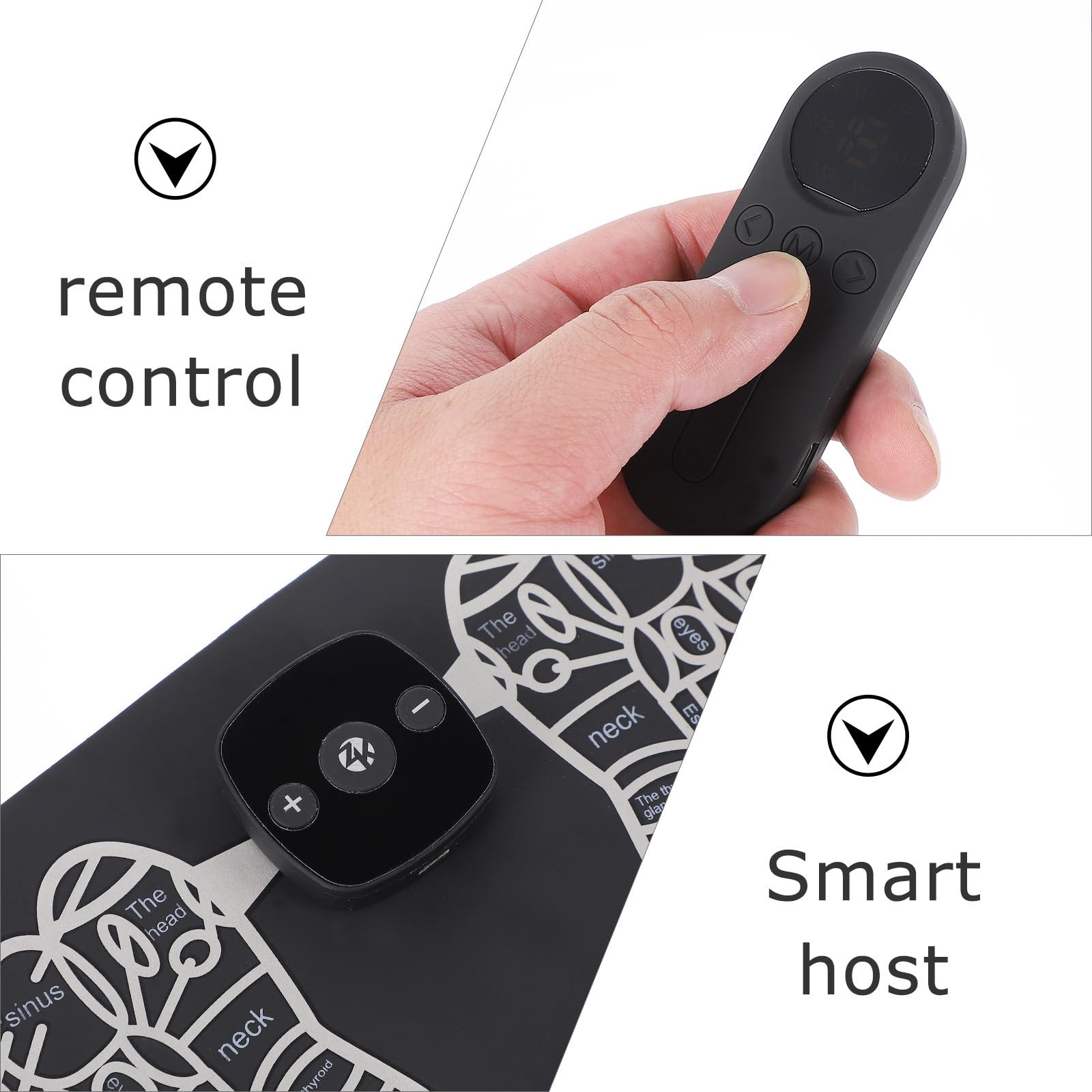 Elektrisches Fußmassagekissen für Haushalt mit Mikrostrom, USB Ladung
