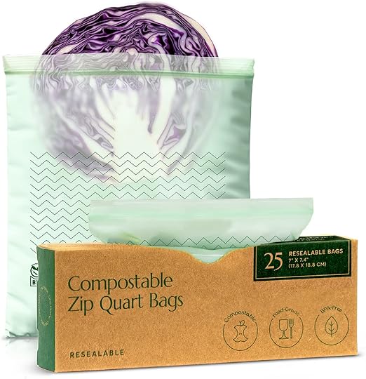 Cleanomic Compostable Quart Size Zip Bags Quart Freezer Bags Cleanomic Compostable Quart Size Zip Bags Quart Freezer Bags