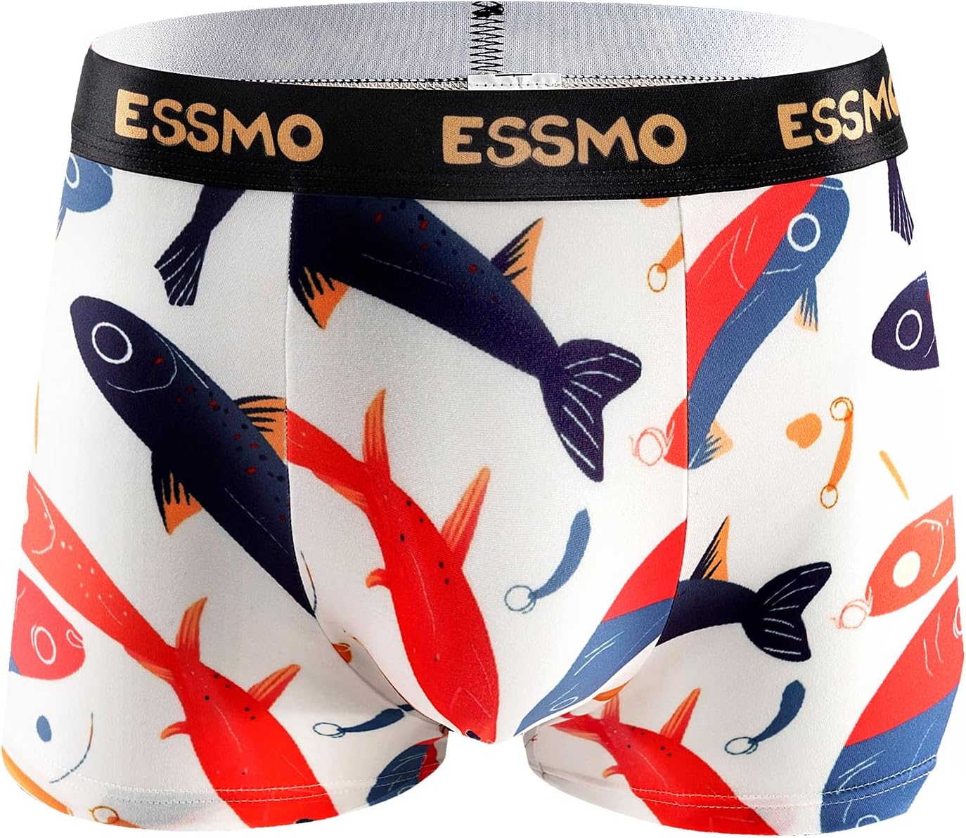Men's Boxer Briefs Animal Soft Stretchy Moisture-Wicking Trunk Underwear for Daily Wear