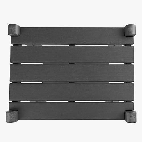 Vista 75 de WestinTrends Dylan Adirondack - Mesa auxiliar redonda para exteriores, color negro