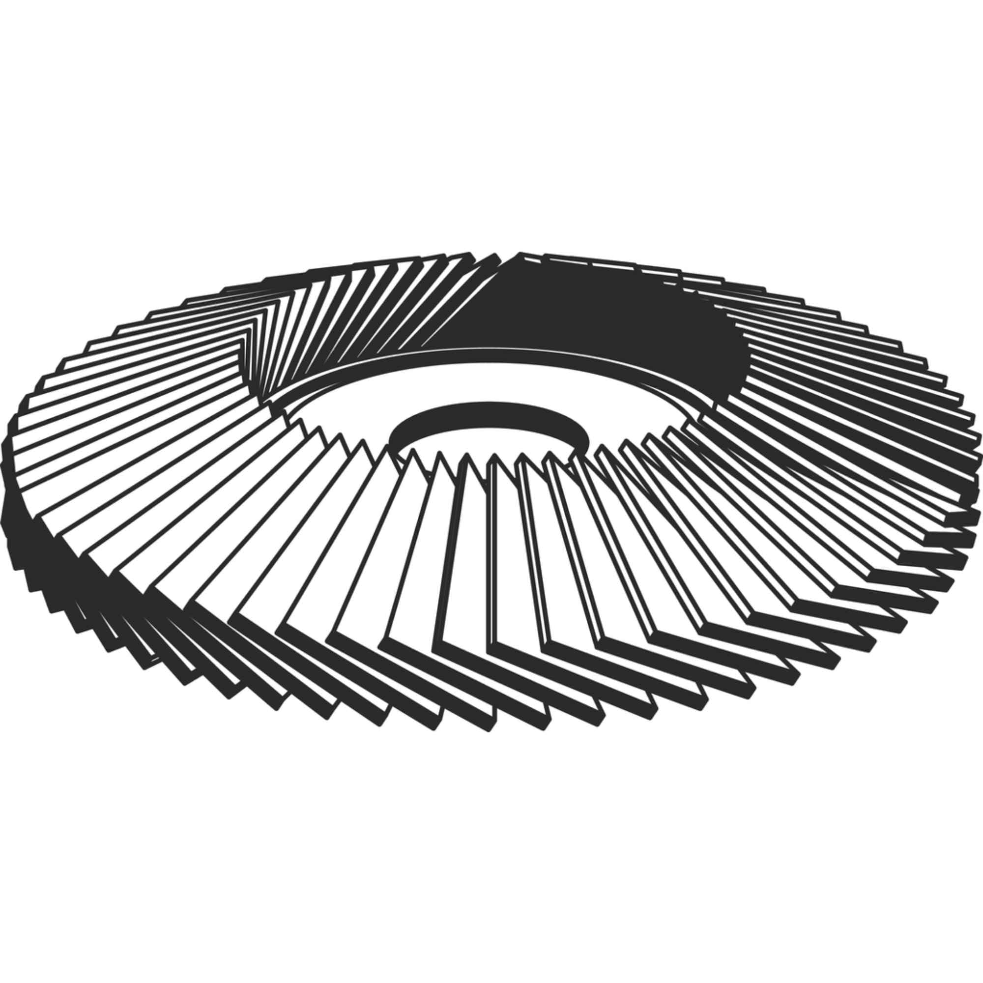 322775 Talerz do ścierania SMT 624, 125X22,23 mm, 10 szt. Ziarno: 80, wypukły
