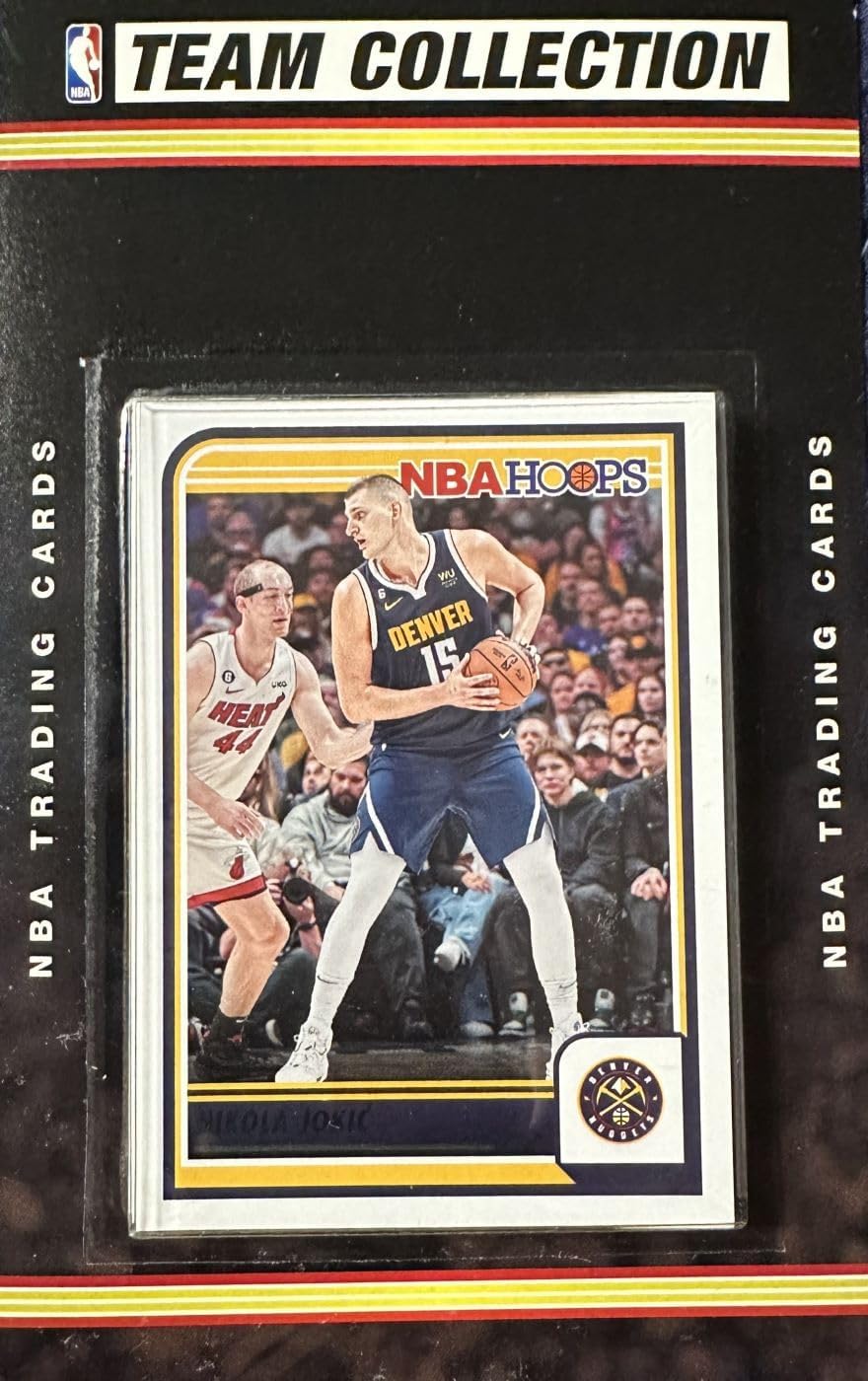 Denver Nuggets 2023 2024 Hoops Factory Sealed Team Set Featuring Nikola Jokic and Jamal Murray with Rookie cards of Julian Strawther, Hunter Tyson and Jalen Pickett Thumbnail