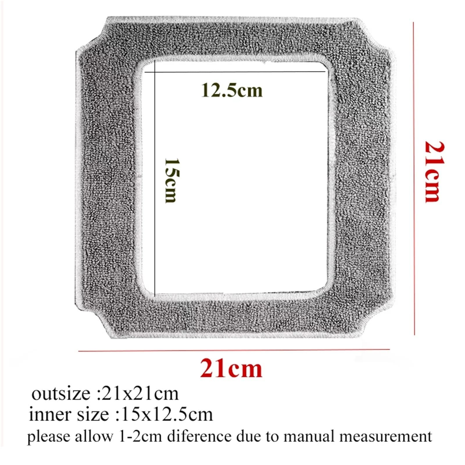 Compatibile con ABIR, WD8 V21S V23S Robot lavavetri, stracci lavabili riutilizzabili for il lavaggio di finestre e vetri, pezzi di ricambio(18pcs)
