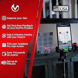 Mantis Laser Academy Training Kit for 9mm | Dry Fire Laser Training System for Target Practice | Free App, No Subscription | Includes Laser Training Cartridge | Guided Drills & Real-Time Feedback