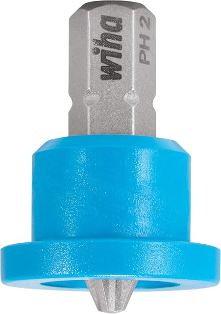 TREND SNAP/DWIPH2/2 25mm Long No.2 Phillips Insert Bits with Plastic Depth Collar for Drywall Screws, Silver
