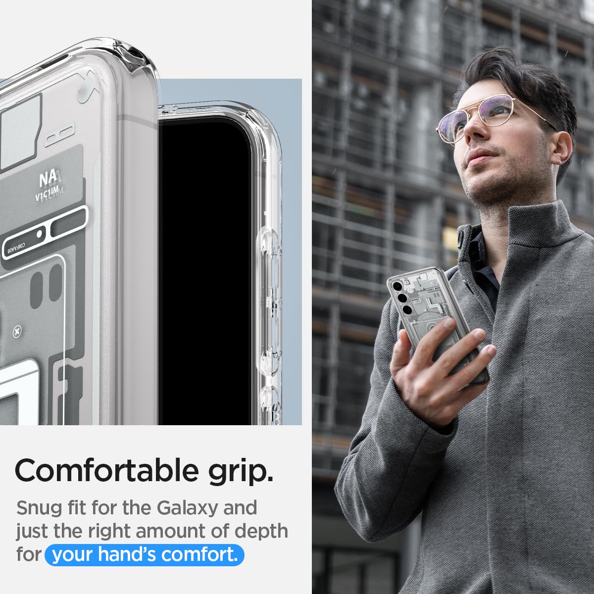 【サイズ:GalaxyS24_色:ゼロ・ワン】Spigen Galaxy S24 Amazon.com: Spigen Ultra Hybrid Designed for Galaxy S24 Case