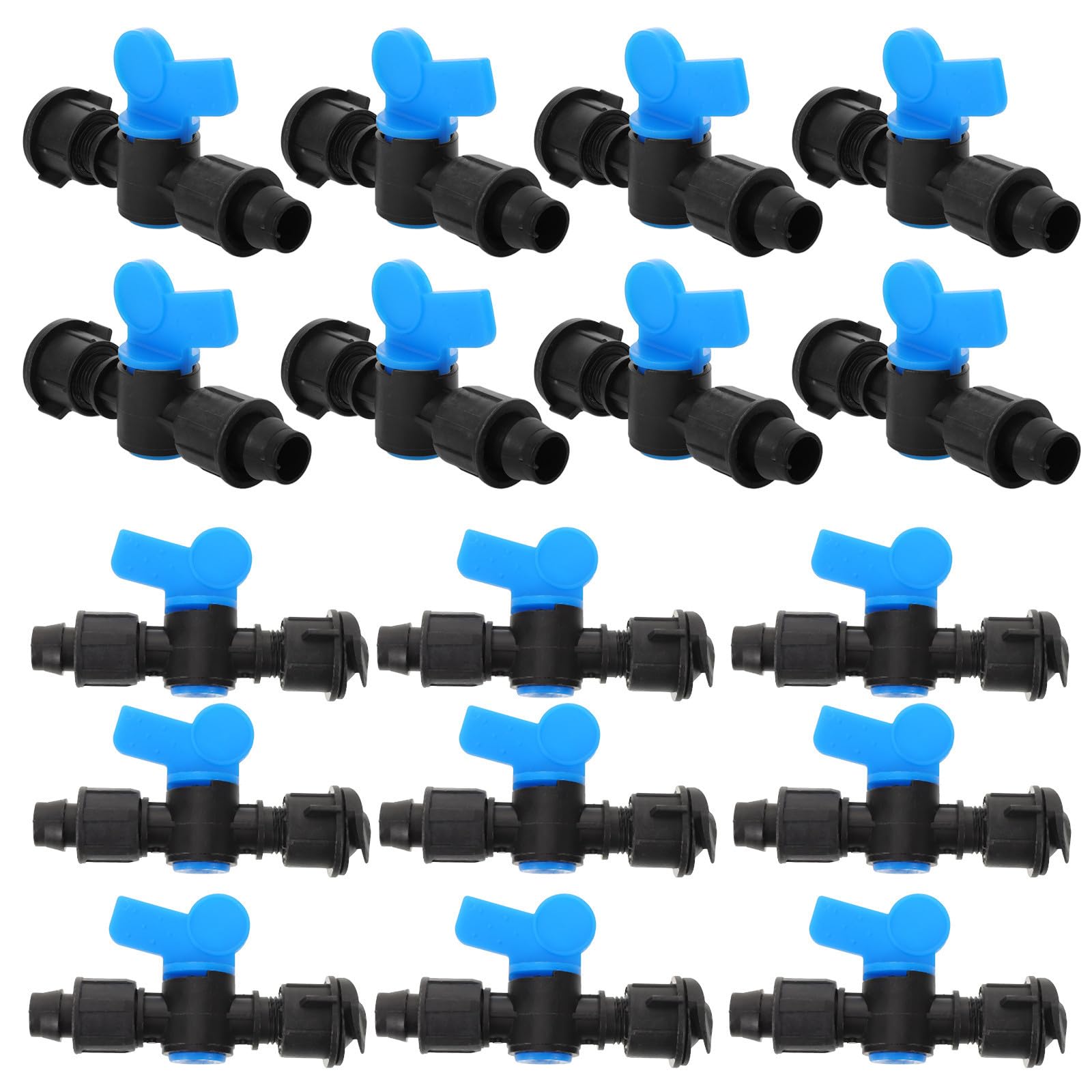 50 Piezas Conector de Riego por Goteo PP Compatible Manguera 16