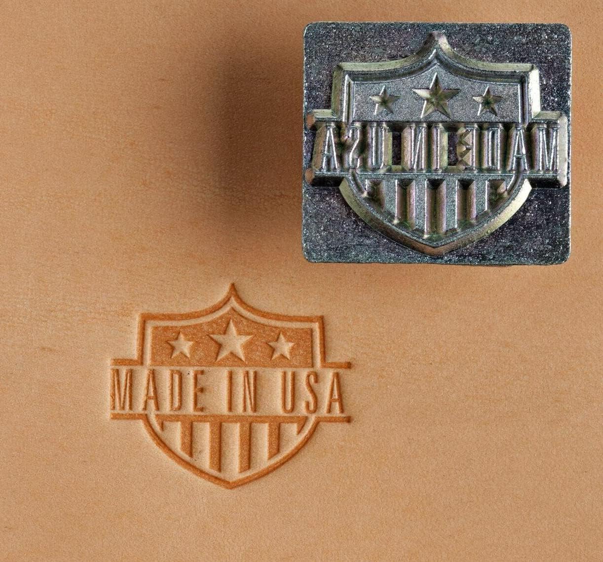 Craftool 3-D Stamp Made in USA Stars and Stripes Tandy Leather 8697-00