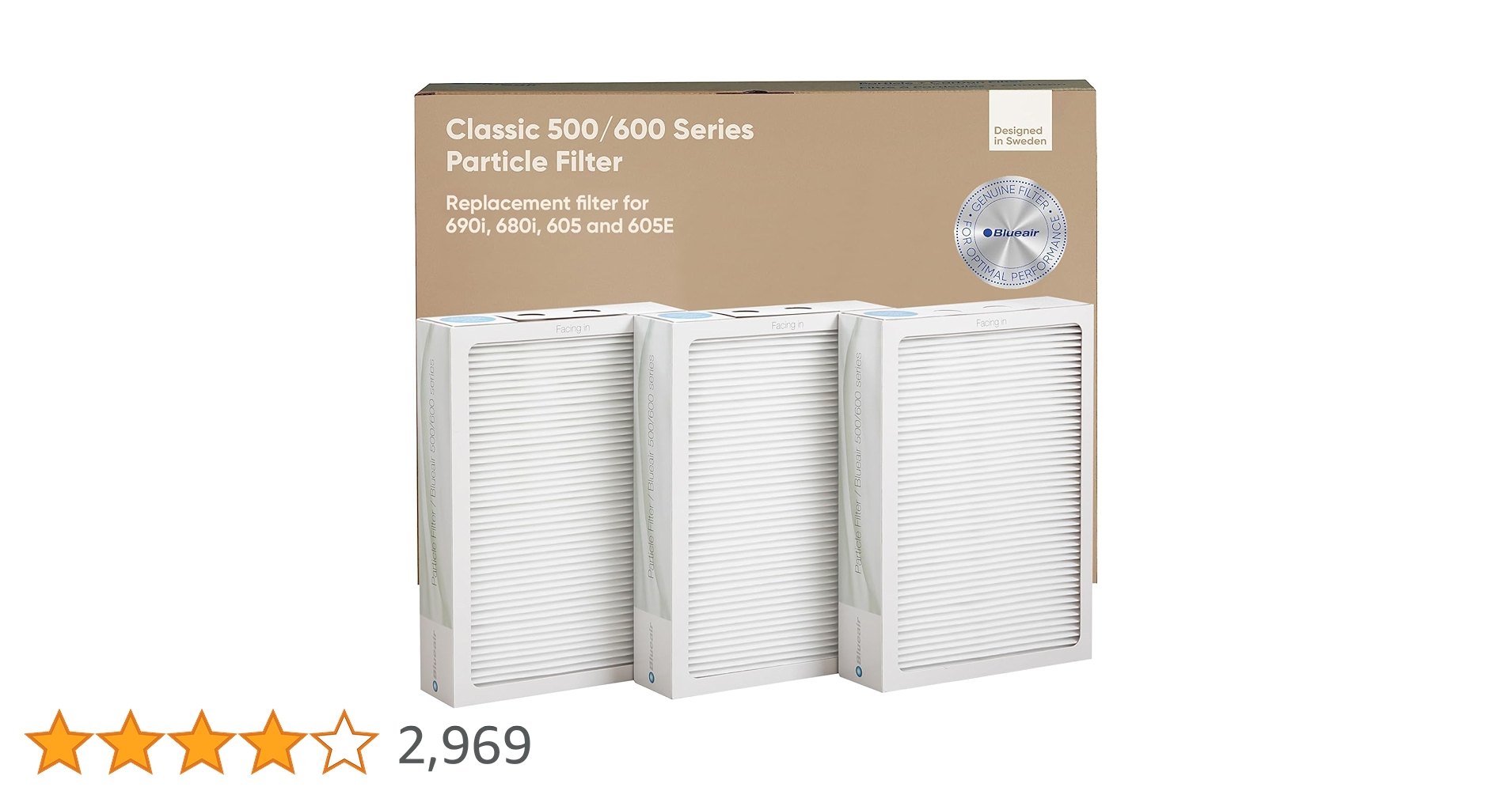 ブルーエア純正フィルター600シリーズ3パック ブルーエア純正フィルター600シリーズ3パック ブルーエア純正
