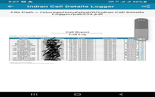 Indian Call Details Logger