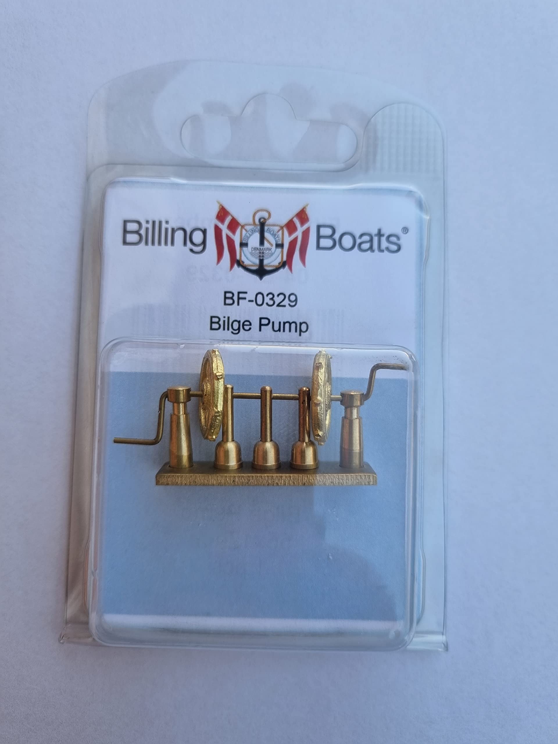 Billing Boats SENTINA Pumps 55X17mm -Pack of 1 piece-BF0329-BRASS