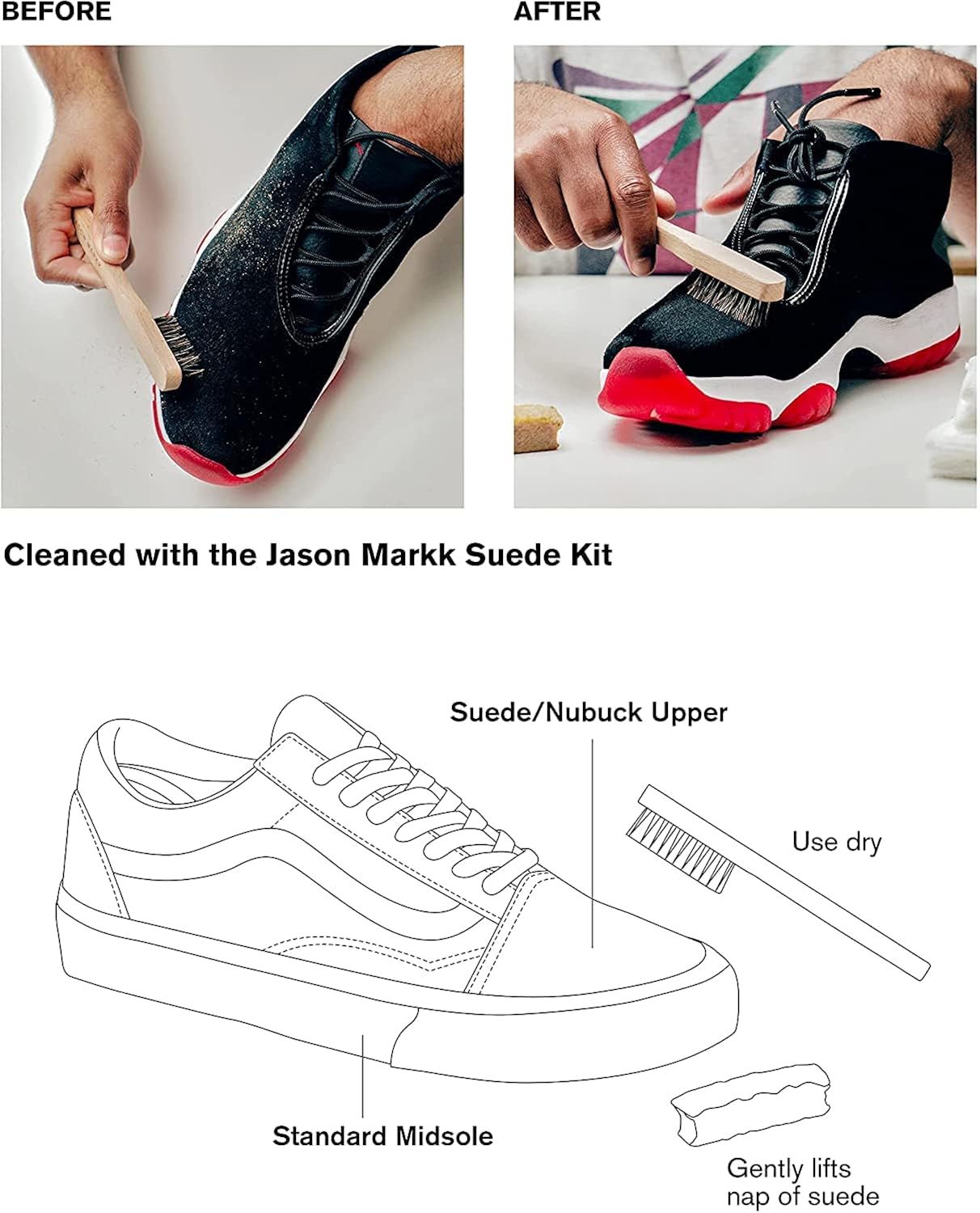 Jason Markk Essential Kit + Suede Kit Bundle