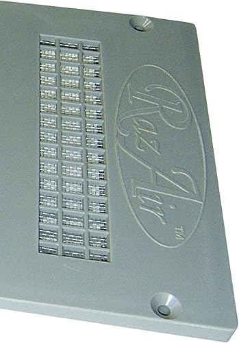 Miniatura 6 de RazAir Ventilación de base con amortiguador y pantalla  ABS de 16 x 6.5 pulgadas resistente a la intemperie y pintable  Reducción de moho de humedad