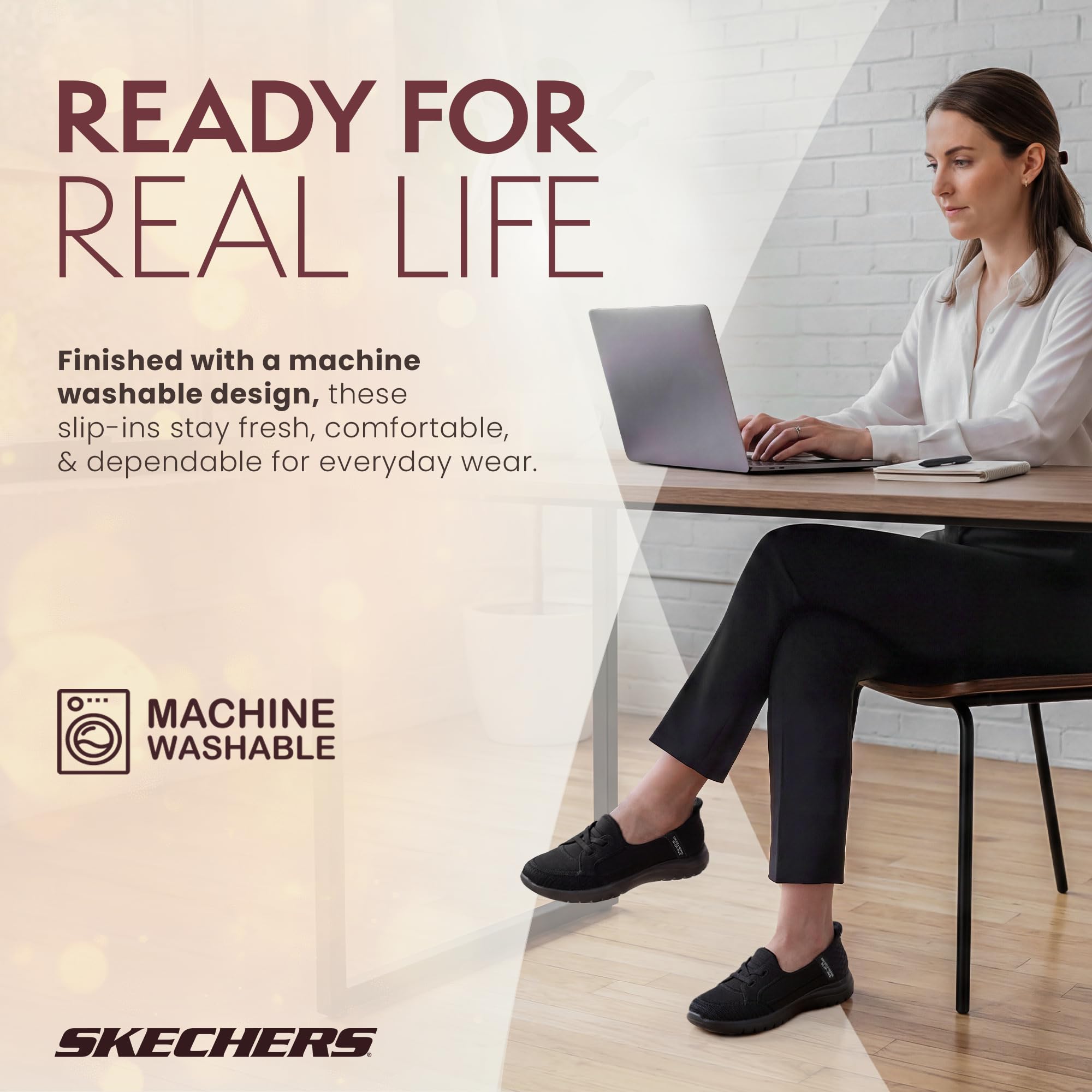 Skechers Donna On-The-Go Flex Top Notch Slip-in ALLENATRICE | Casual, Slip-ins, tappetino Goga raffreddato ad aria, Ultra Go, lavabile in lavatrice