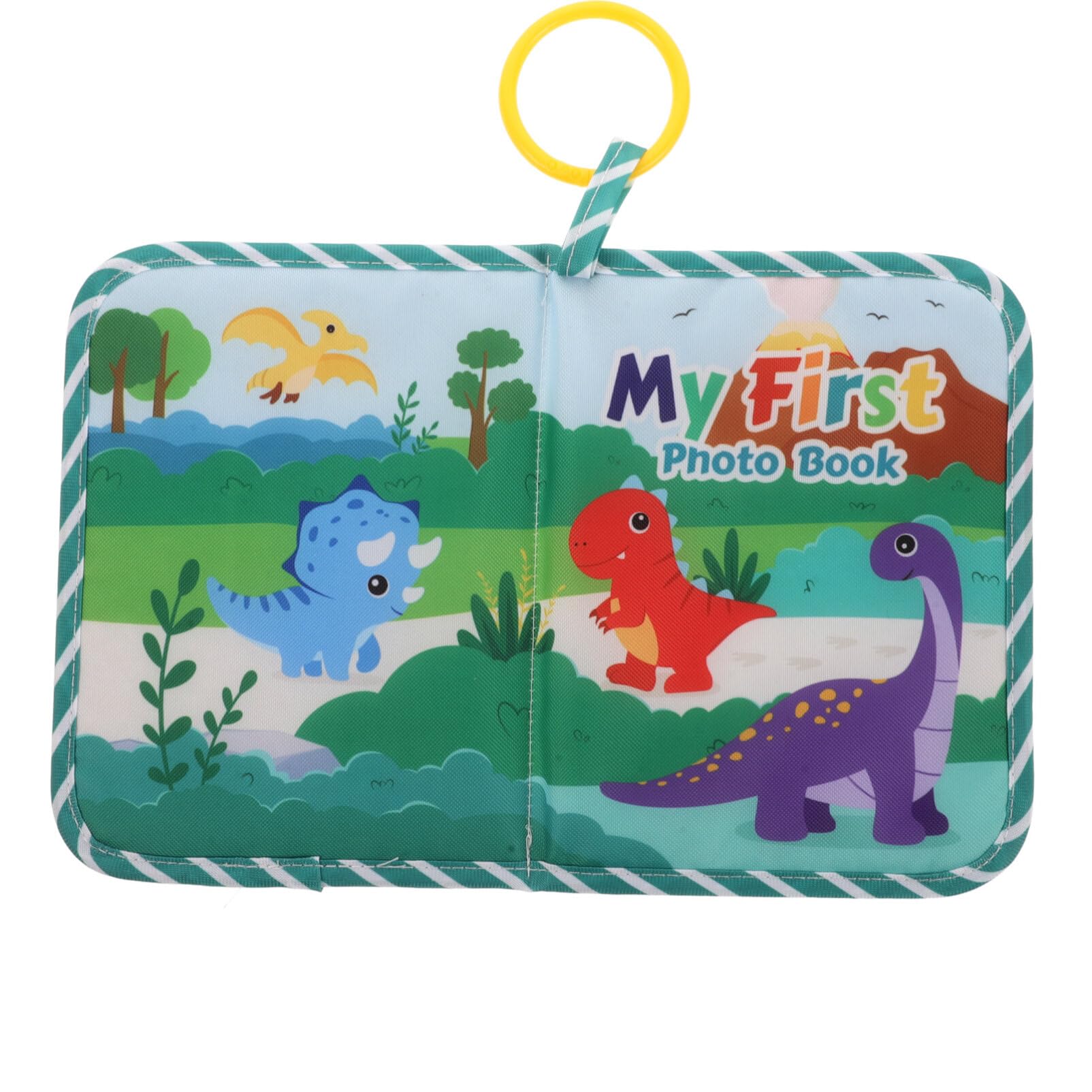 Toyvian Baby Photo Album Soft Cloth Cover 7.48 Inch Infant Picture Book with Cartoon Design Newborn Memory Keepsake Toddler Growth Record - Image 2