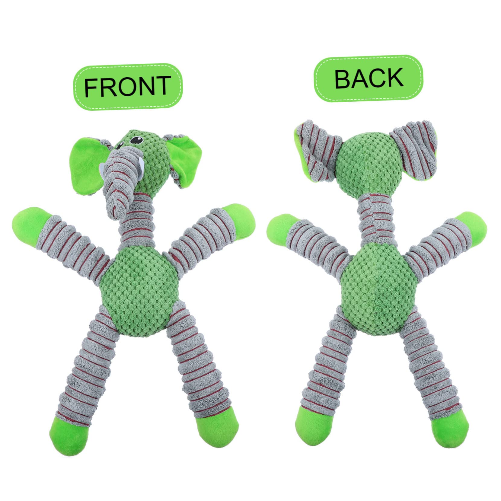 Housoutil 2piezas Juguete para Perros Masticable De Maíz para Cachorros y Perros Pequeños y Medianos Juguete Interactivo Squeaker Ayuda Limpiar Los Dientes y El Aburrimiento