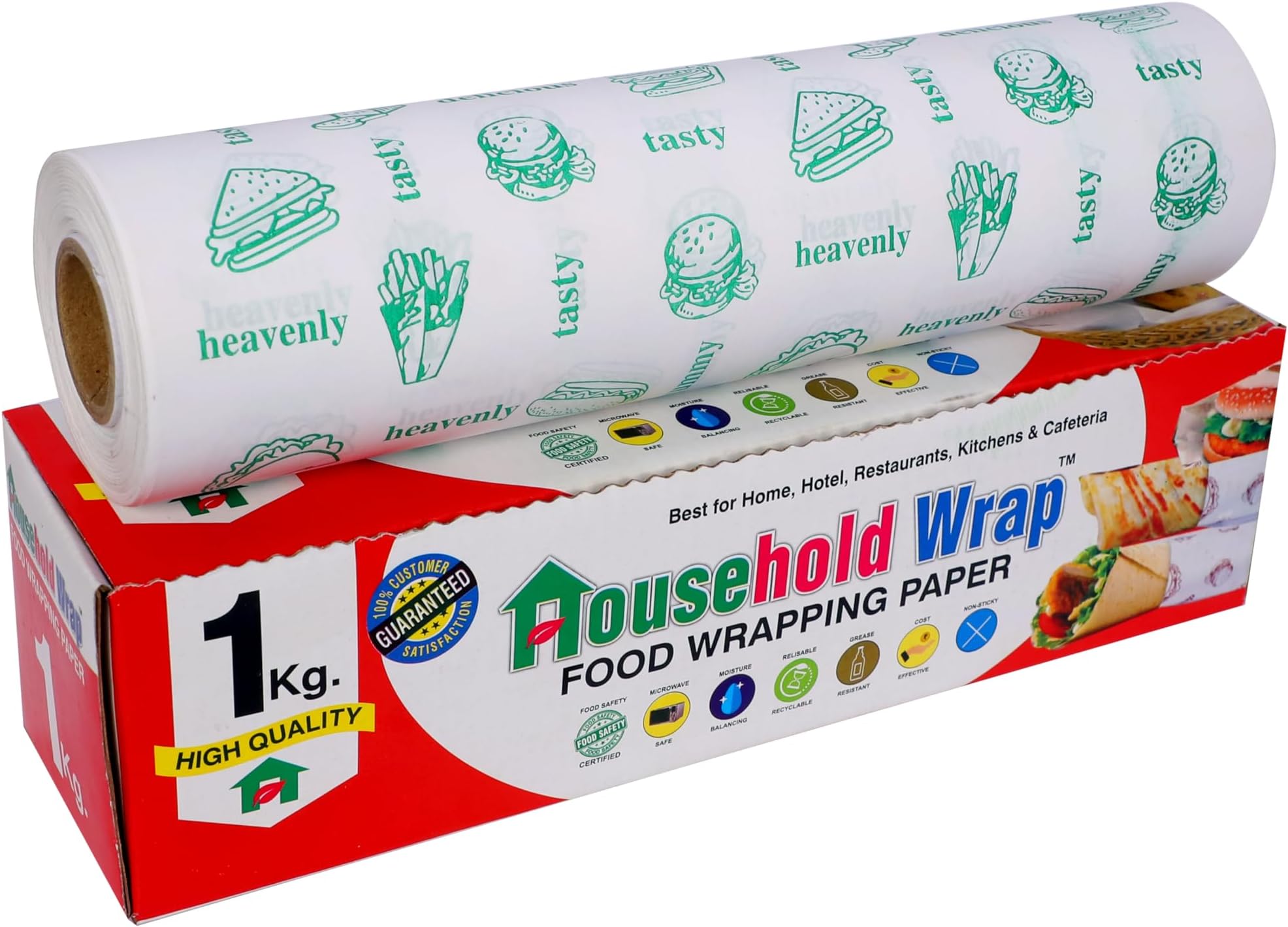 Buy Dingga Decor Wrapping Paper Roll Wraps Eco-Friendly Sustainable ...