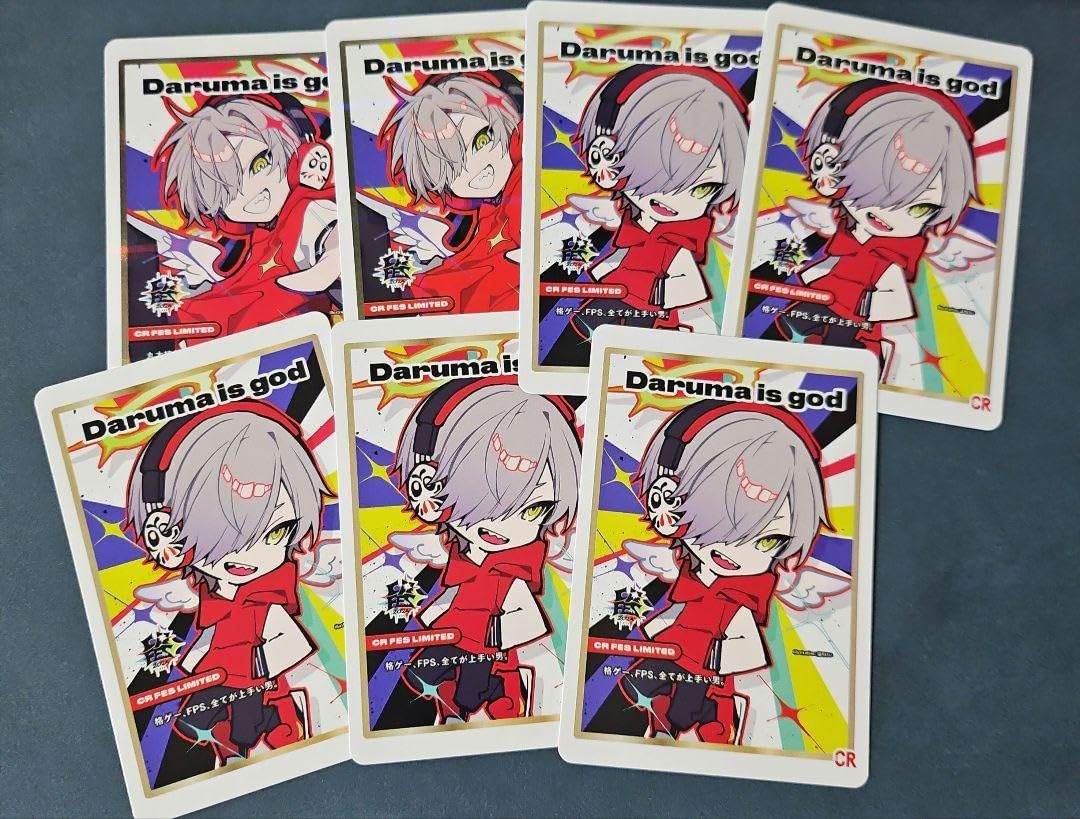 Crazy Raccoon CRフェス　トレカ　だるまいずごっど CR FES CRフェス トレカ だるまいずごっど ありさか だるさか