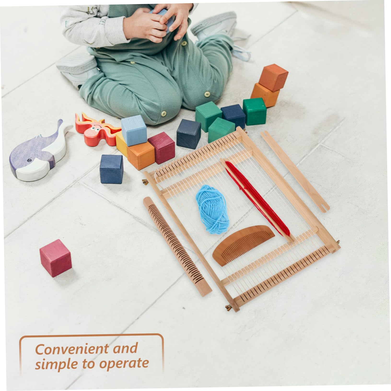 Telar Kit Tapices de Manual para Medio Madera Tamaño