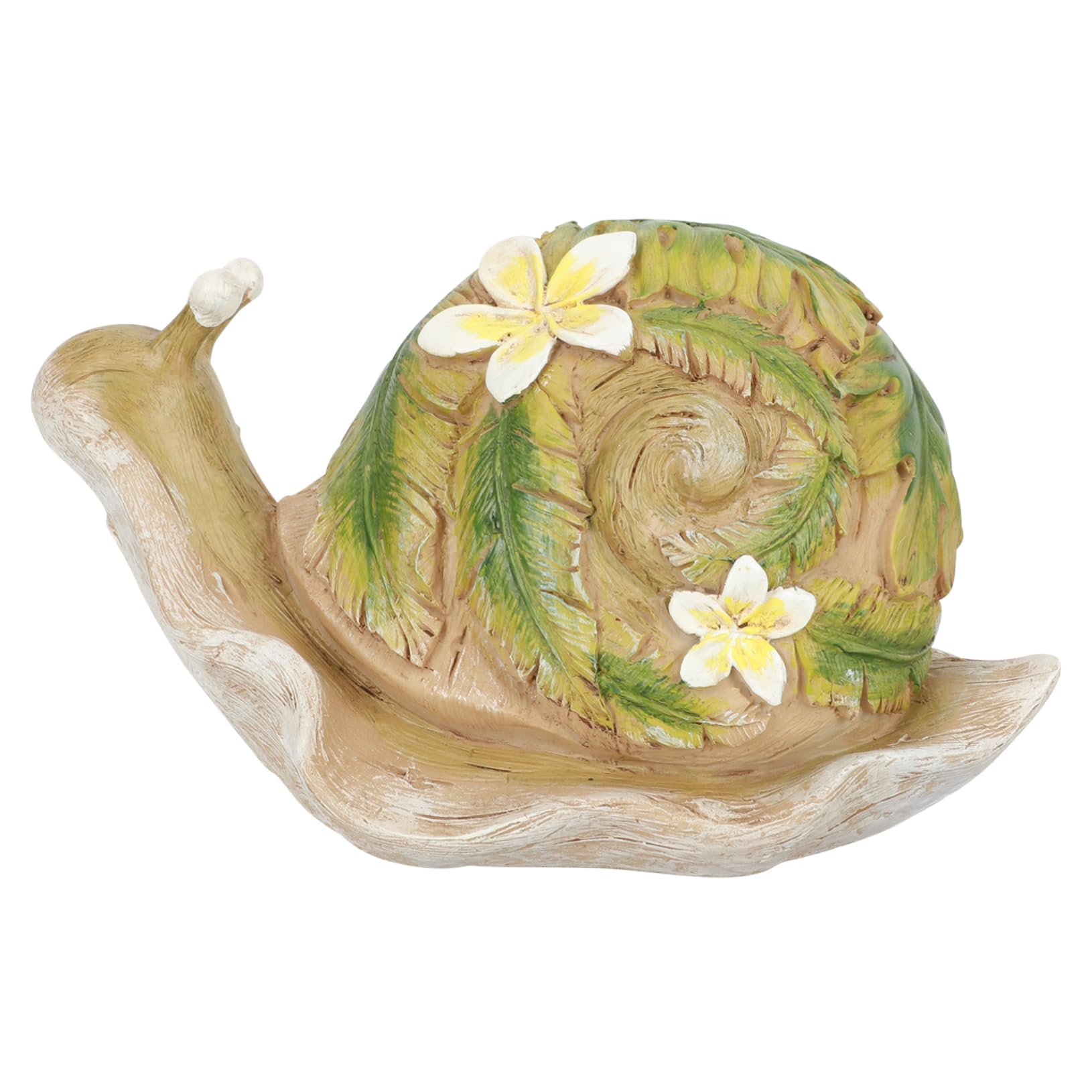 Ornements d'escargot bouda YARNOW, décor en résine de maison