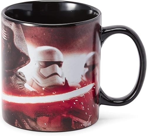 Miniatura 3 de Taza oficial de Star Wars Kylo Ren y Stormtroopers de 20 onzas, taza de cerámica para café caliente, té, cacao, con personajes icónicos de la
