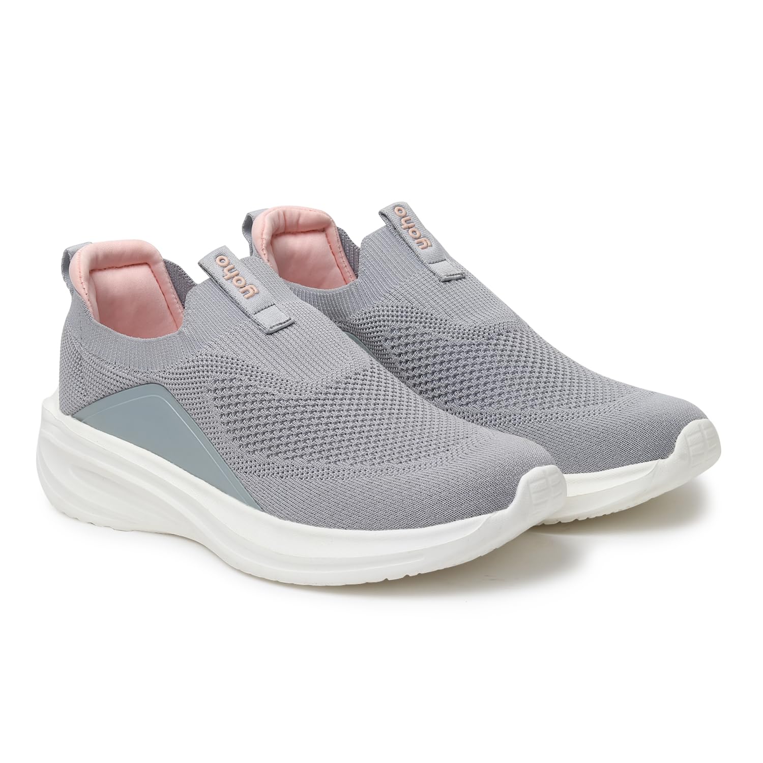 YOHO Knitted Slip-Ons for Women |Lightweight, Stylish, Breathable Casual Loafer Shoes |Extra Soft Insole & Shock Absorbing for Walking Without Lace Ladies SOS-112