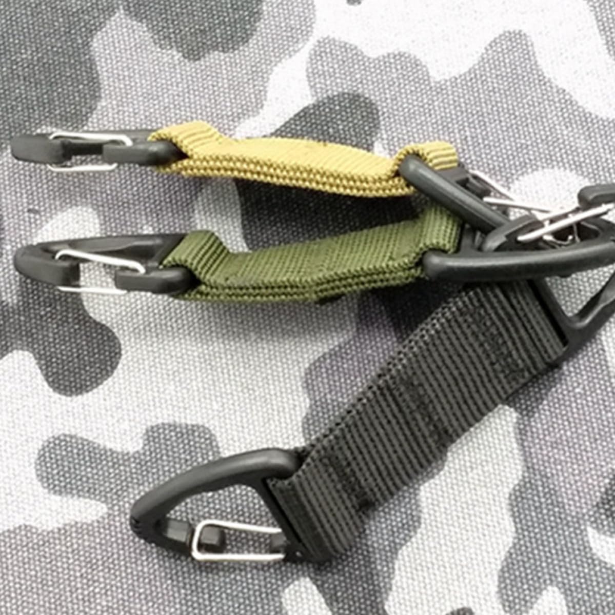 Didiseaon 3pcs Mask Ear Hook Strap Buckle Set with Sturdy Anti-Slip Nylon and Plastic Steel Material, Stable Design for Backpack and Key Chain Use