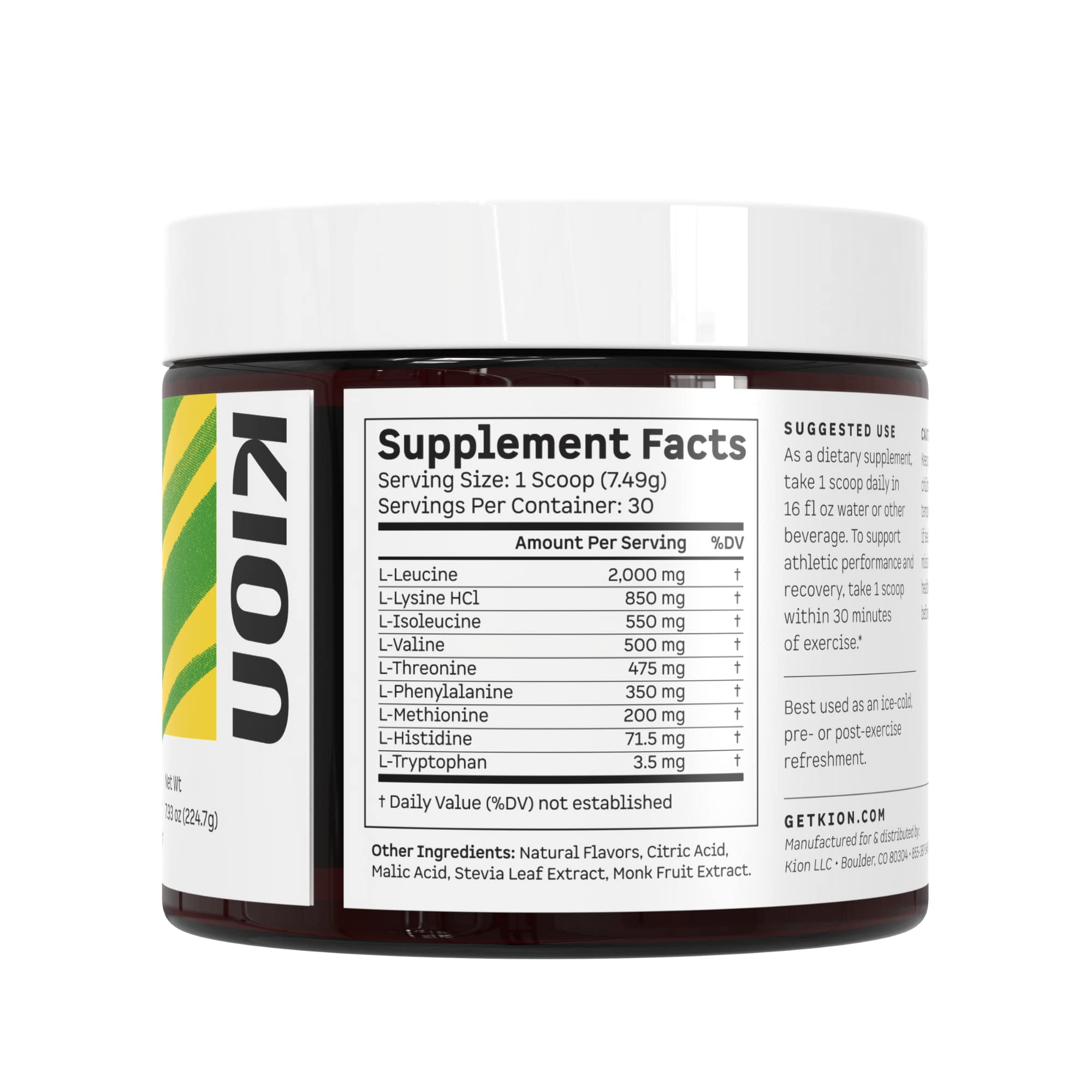 Kion Aminos Essential Amino Acids Powder Supplement The Building