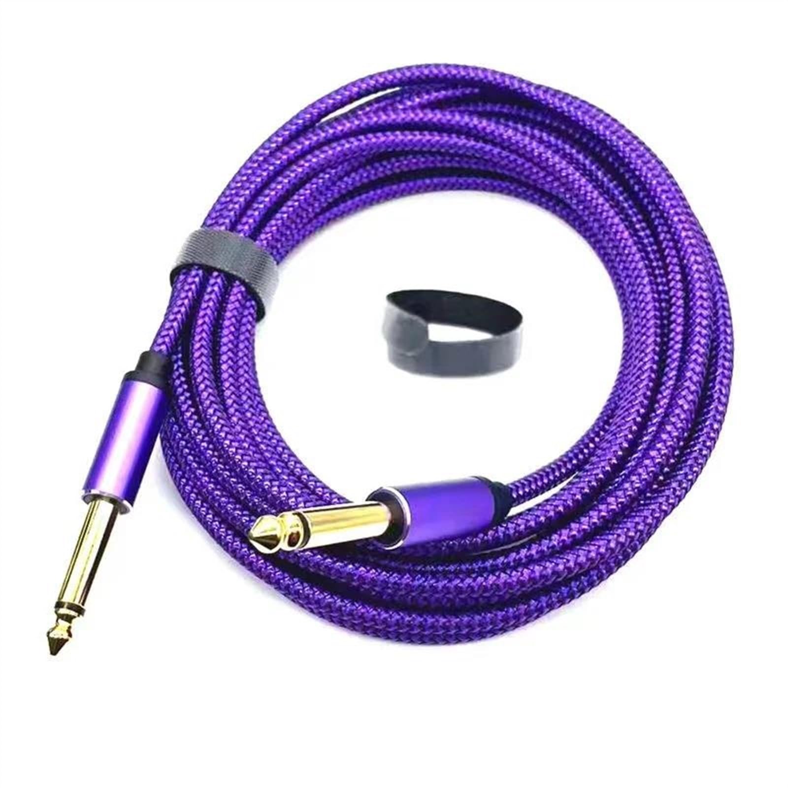 cable de audio de guitarra Cable De 6,35 Mm A 6,35 Mm Cable De Instrumento Cable De Instrumento De Guitarra De 1/4 De Pulgada Cable Estéreo Mono De 6,5 Mm De Primera Calidad Cable TS De 1/4"(300Cm)